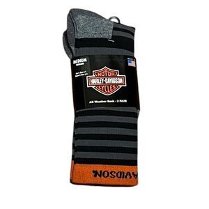 Harley-Davidson Wolverine All Weather Socks, Size M, NWT